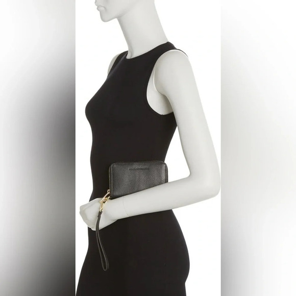 Aimee KESTENBERG Zip Around Wristlet, Black, NWT - Picture 2 of 14